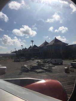 バリの空港 バリの空港 インドネシア,バリ,デンパサールの写真素材