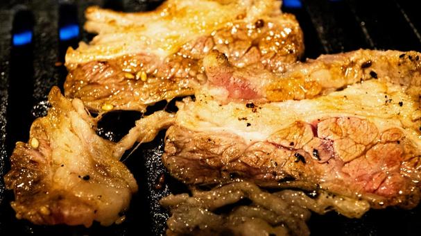 焼肉のカルビ 焼肉,カルビ,牛カルビの写真素材
