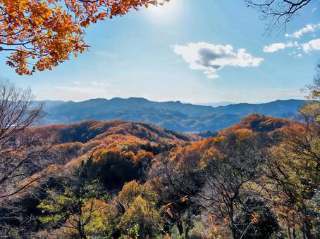 鐘撞堂山から長瀞方面を望む 鐘撞堂山から長瀞方面を望むの写真