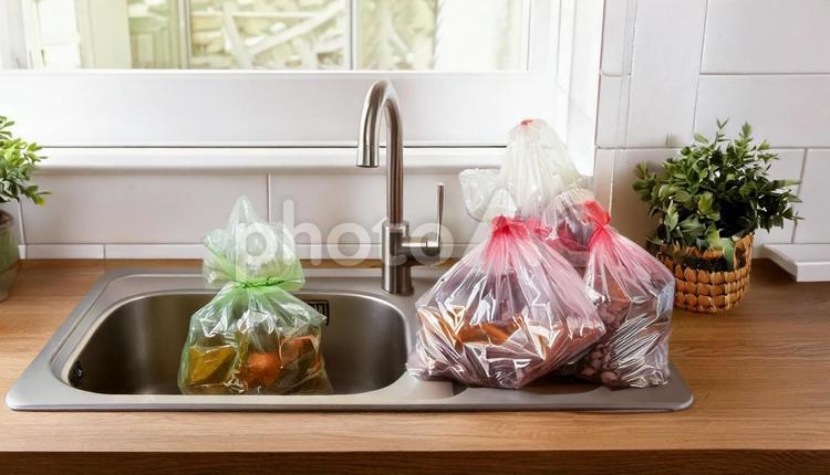 残飯 生ごみの写真 - No: 31369567｜写真素材なら「写真AC」無料（フリー）ダウンロードOK