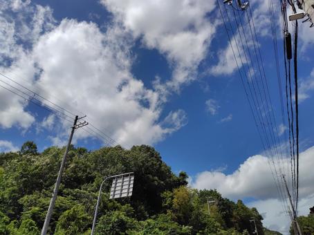 夏の田舎 夏の田舎 青空,自然,夏の写真素材