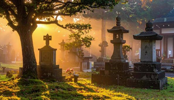 お墓の石碑 先祖代々之墓 お墓の石碑 先祖代々之墓の写真