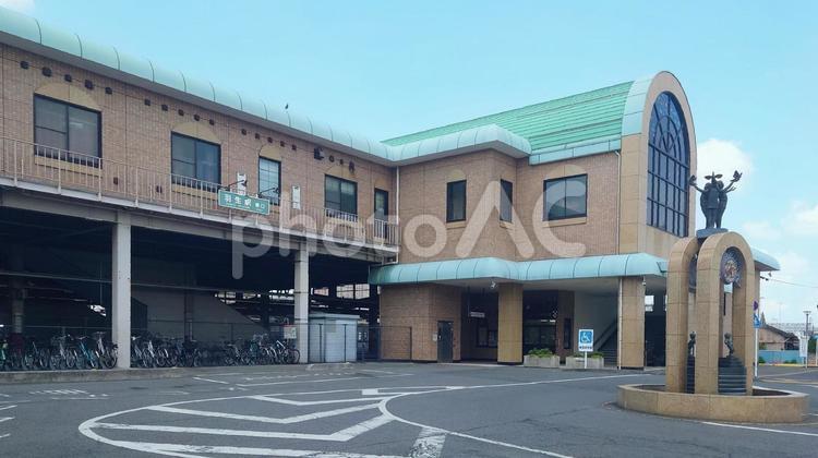 羽生駅 東武伊勢崎線・秩父鉄道　埼玉県 羽生駅,東武鉄道,秩父鉄道の写真素材