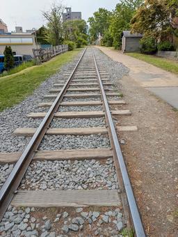 レール 線路,路線,旅の写真素材