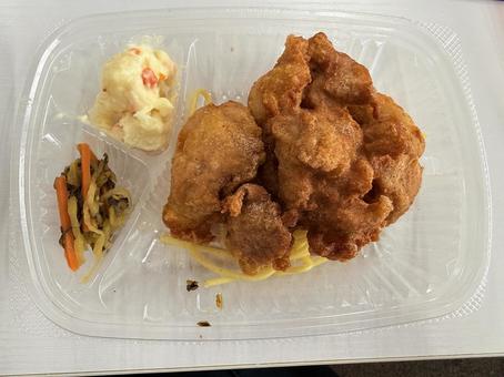 唐揚げ弁当 唐揚げ弁当 唐揚げ弁当,揚げ物,美味しいの写真素材