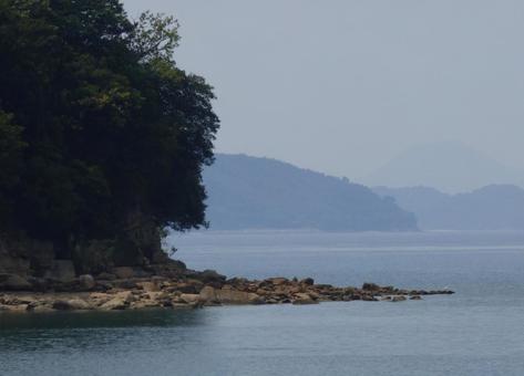 Photo, coastal, water surface, islands, 
