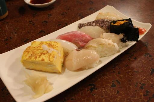 函館のお寿司 北海道,函館,函館市の写真素材