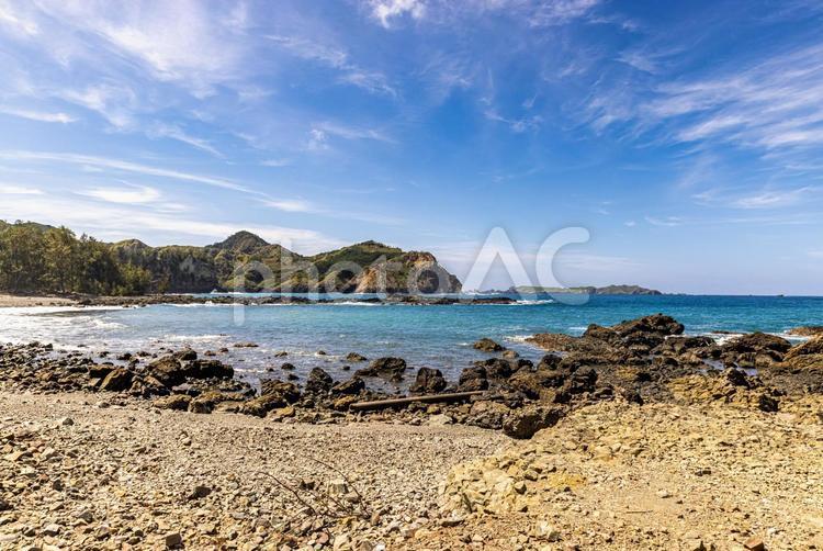 小笠原諸島　父島の風景 父島,小笠原諸島,海の写真素材