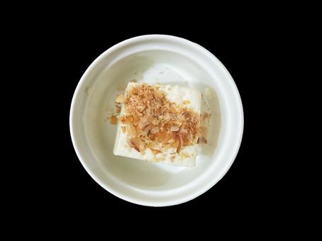 冷奴 冷奴 冷奴,豆腐,木綿豆腐の写真素材