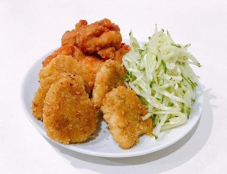 揚げ物 揚げ物,からあげ,唐揚げの写真素材