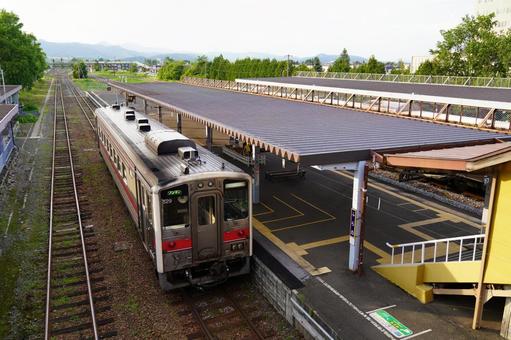 根室本線 富良野駅 根室本線 富良野駅 富良野駅,根室本線,キハ54の写真素材
