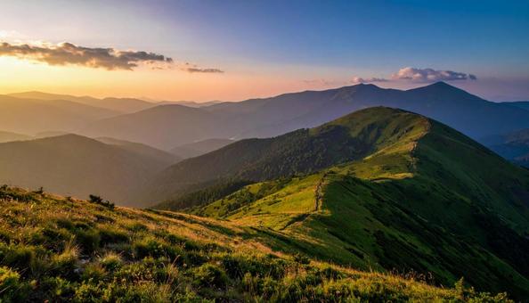 山の美しい風景 山の美しい風景の写真