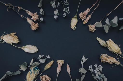 ドライフラワー ブーケ,花,ドライフラワーの写真素材