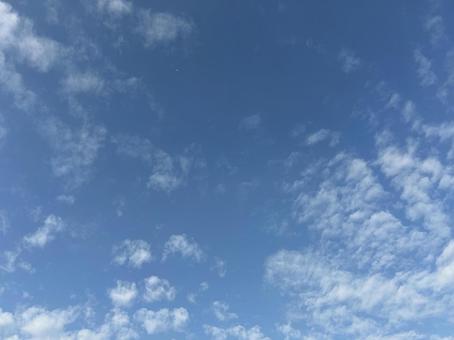 8月の朝空 8月の朝空の写真