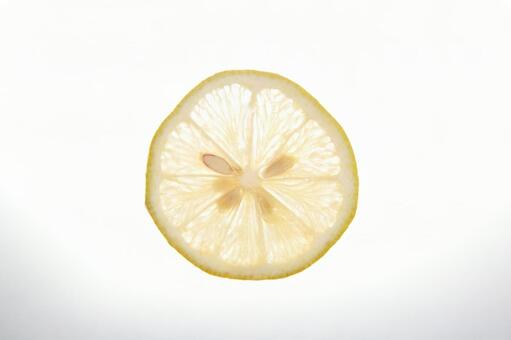 レモン輪切り01 レモン,果物,フルーツの写真素材