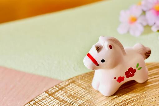 午年の年賀状素材 午年,2026,午の写真素材