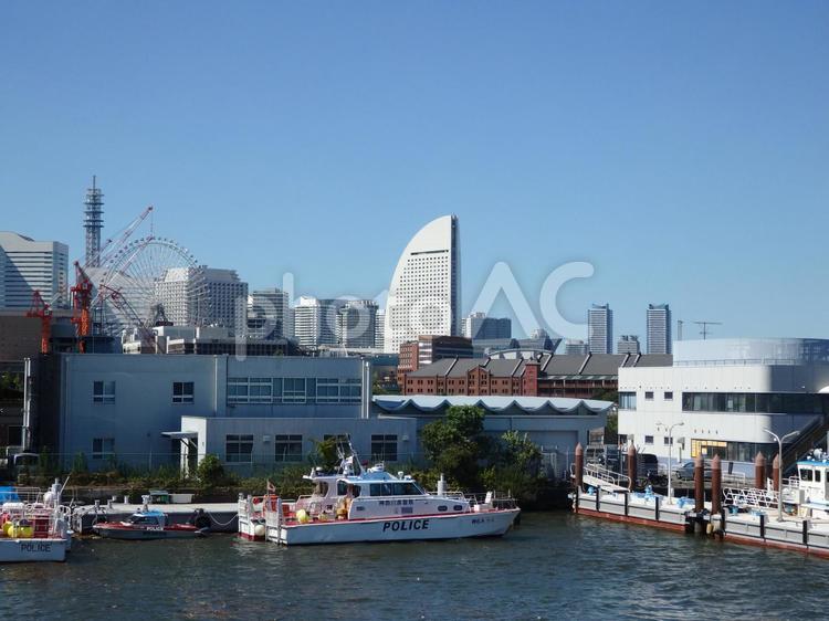 みなとみらい_横浜 風景,みなとみらい,港町の写真素材