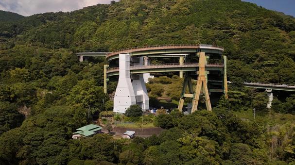 河津七滝ループ橋009 自然,風景,美しいの写真素材