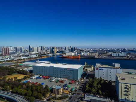 【東京都】テレコムセンターからの風景 【東京都】テレコムセンターからの風景 お台場,レインボーブリッジ,テレコムセンターの写真素材