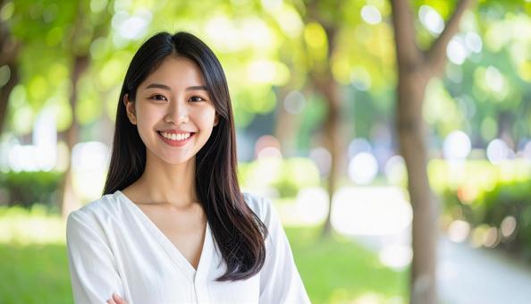 清潔感のある女性 清潔感のある女性の写真