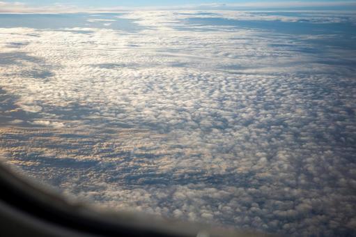 天空 天空 天空,雲海,雲の写真素材