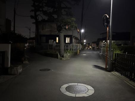 Photo, night, dark, walk, 