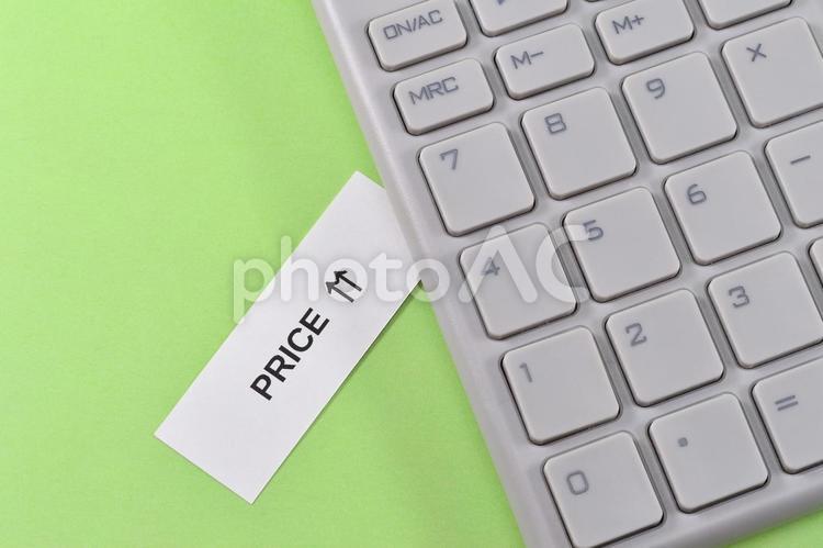 値上げのイメージ 値上げ,price,高いの写真素材