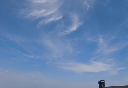 五月の雲-95 五月の雲,青空,空の写真素材