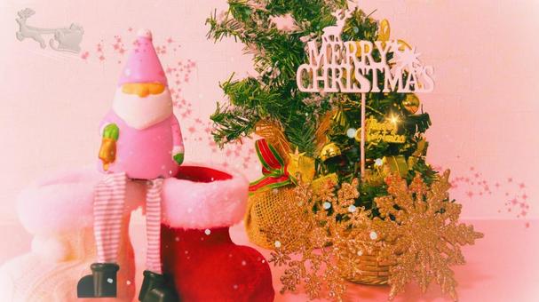 クリスマス8-2 クリスマス,サンタクロース,ツリーの写真素材