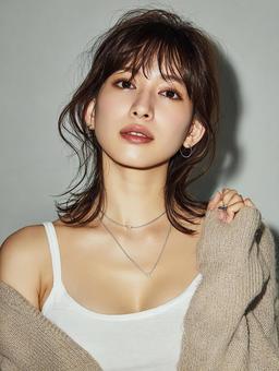 美容やファッション広告に最適な女性モデル 美容やファッション広告に最適な女性モデルの写真