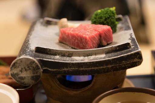 旅館　食事　お膳　 旅館,食事,ホテルの写真素材