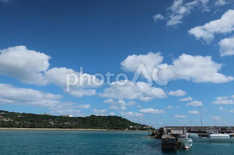 沖縄の海　南城市　奥武島 沖縄,南城市,奥武島の写真素材