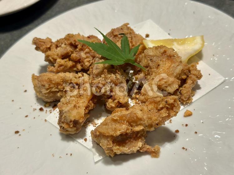 サクッと香ばしい鶏の唐揚げ から揚げ,唐揚げ,鶏肉の写真素材