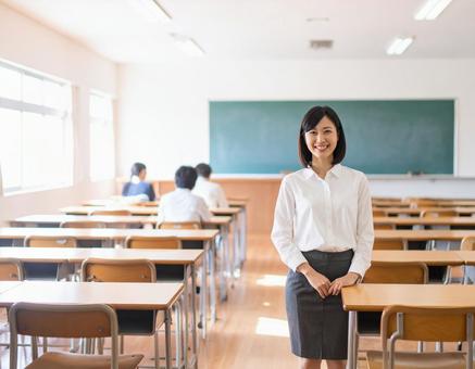 女性教師 女性教師の写真