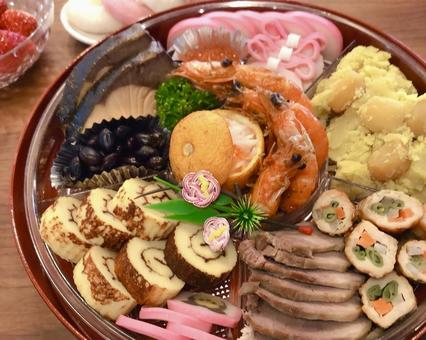 自宅のおせち料理 自宅のおせち料理 おせち,料理,正月の写真素材