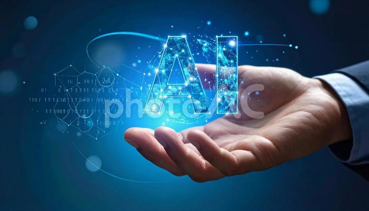 生成AI・人工知能から生まれる近未来 人工知能,ai,イノベーションの写真素材