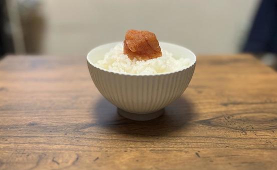 明太子ごはん 朝食,明太子,辛子明太子の写真素材