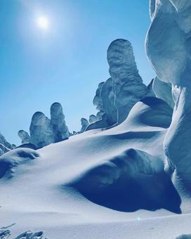 雪の砂漠 雪の砂漠の写真