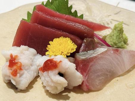 刺身 刺身 お刺身,魚,ハモの写真素材
