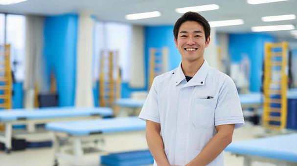 理学療法士の男性理学5 理学療法士の男性理学5の写真