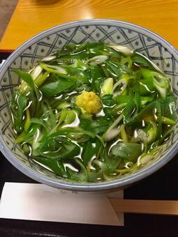 料理 ネギそば 料理 ネギそばの写真