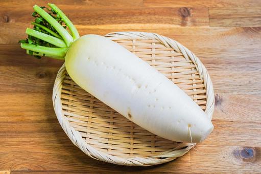 大根 金沢大根,野菜,根菜の写真素材