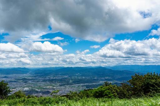 大和葛城山　山頂より 葛城山,大和葛城山,山頂の写真素材
