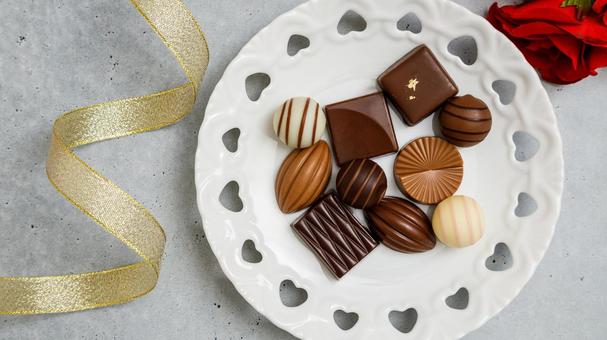 バレンタインデーのチョコレート|16:9 バレンタインデーのチョコレート|16:9 バレンタインデー,チョコレート,バレンタインの写真素材