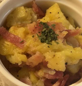Photo, potato, bacon, delicious, 