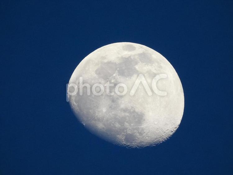 宵月(月齢11.3）① 月,夜空,宵月の写真素材