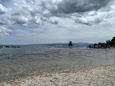 Amaharashi Beach, a photogenic spot in Toyama, JPG Amaharashi Beach, a photogenic spot in Toyama, JPG