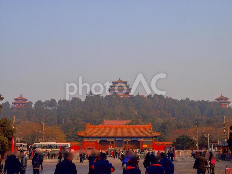 【中国】北京の影山公園 中国,北京,影山公園の写真素材