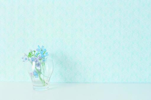青い花の背景 青い花の背景 花,ブルースター,夏の写真素材
