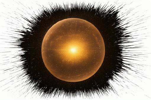 太陽ニュートリノ図 太陽ニュートリノ図の写真